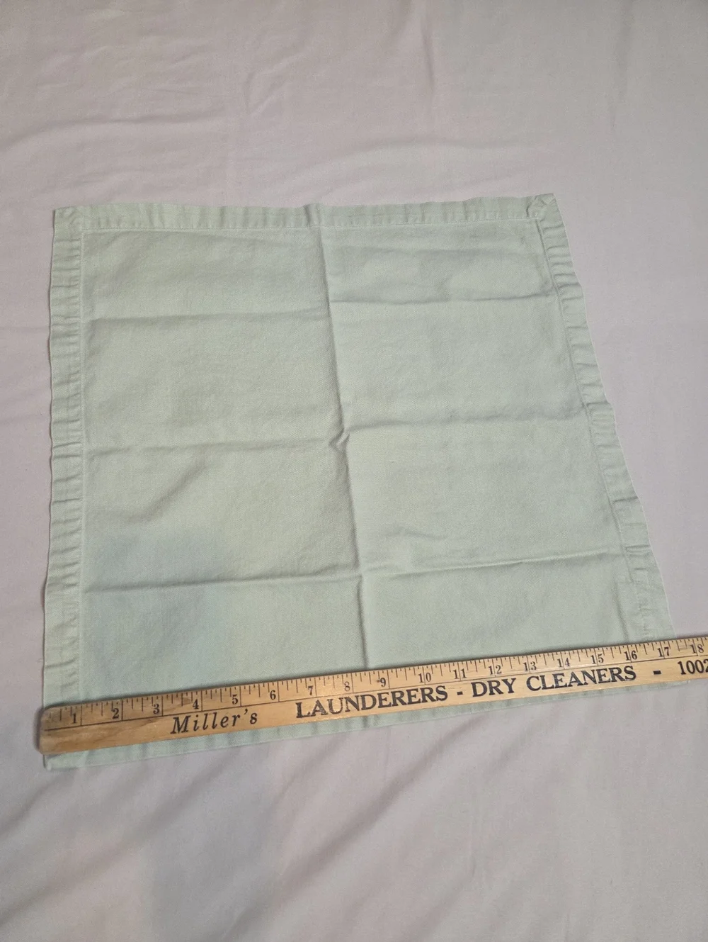 Pottery Barn Cloth Napkins Set of 4 Light Sage Green 17.5” Square